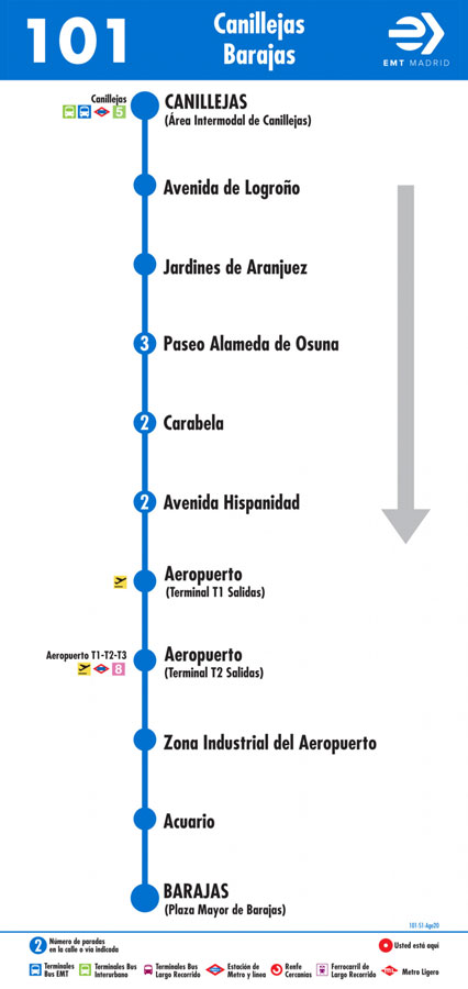 bus-101-barajas-madrid